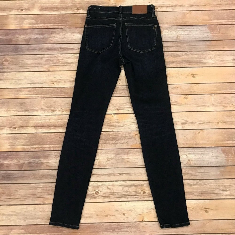 Madewell 9 Inch High Rise Skinny Jeans Larkspur - Picture 3 of 9